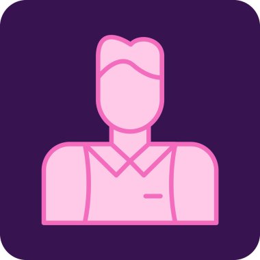 avatar simgesi vektör illüstrasyonu