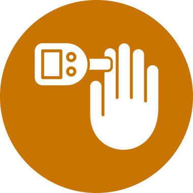 El simgesinin vektör illüstrasyonu