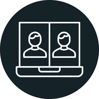 Seo simgesinin vektör illüstrasyonu