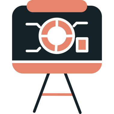 Kamera. Web simgesi basit illüstrasyon