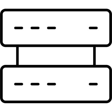 Bina. Web simgesi basit illüstrasyon