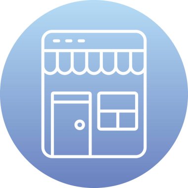 Mobil depolama simgesi vektör çizimi