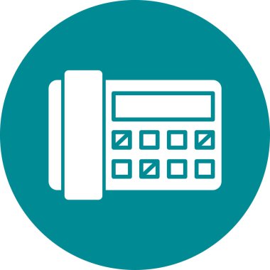 Hesap makinesi simgesinin vektör illüstrasyonu