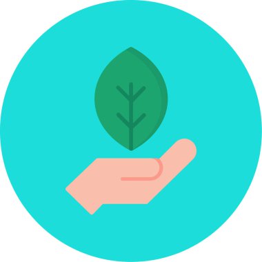 Ağacın eli. Web simgesi basit tasarım