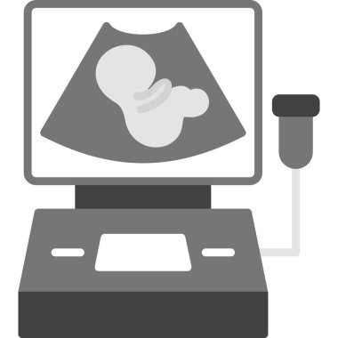 Bilgisayar monitörü ve kan bağışı ikonu. Tıbbi ve sağlık sembolünün basit tasarımı.