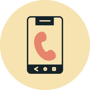 Telefon var. Basit resimleme