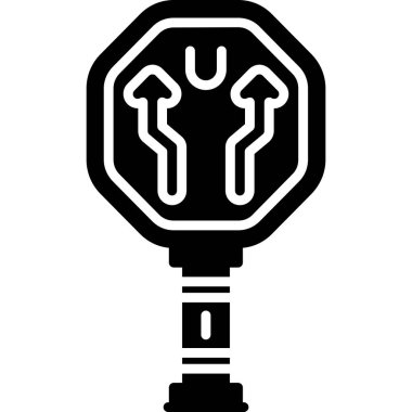 Ampul. Web simgesi basit illüstrasyon