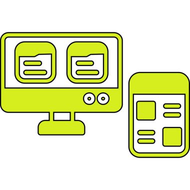 Beyaz arkaplanda kablosuz ağ simgesi olan siyah çizgi akıllı ev. Uzaktan kumanda. Simgeleri renklendir. vektör illüstrasyonu