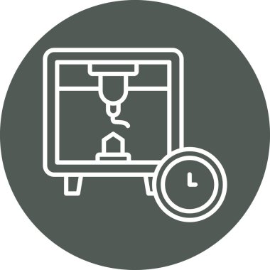 Modern simgenin vektör illüstrasyonu