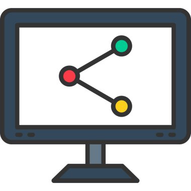 Ağ simgesi vektörü. Logotype