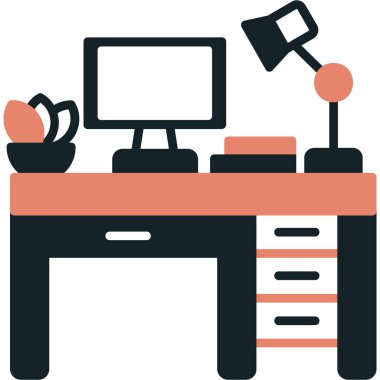 Masa. Web simgesi basit tasarım