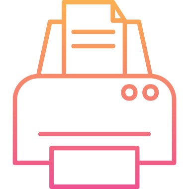 Modern bir araba simgesinin vektör çizimi