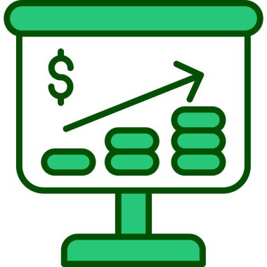 Çizelge. Web simgesi basit illüstrasyon