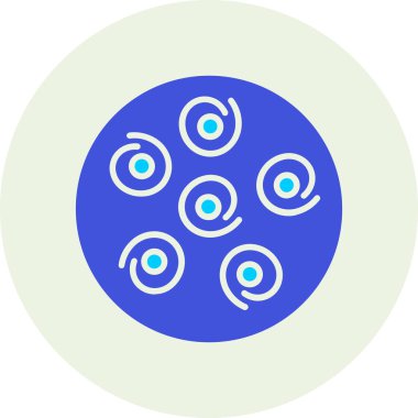 Göz. Web simgesi basit illüstrasyon