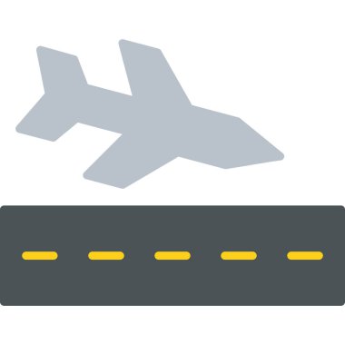 uçak uçuş taşıma simgesi
