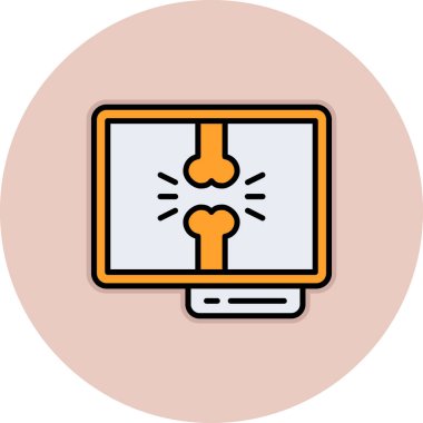 Dizüstü bilgisayar simgesi vektör çizimi