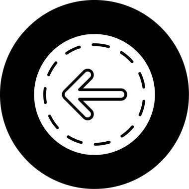 ok simgesi beyaz arkaplanda izole edildi