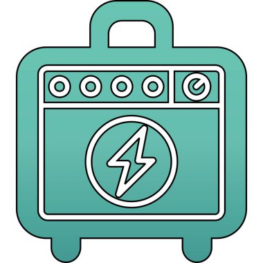 Pil. Web simgesi basit tasarım