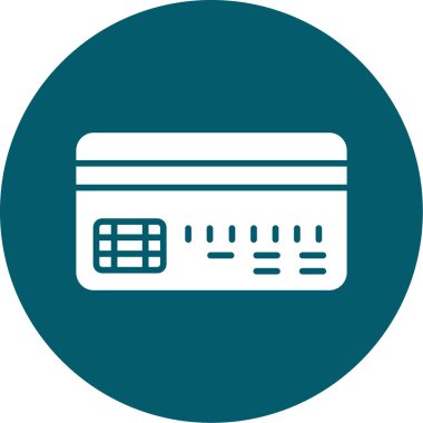 Benzersiz kart vektör simgesi