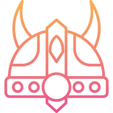 Bir kaskın vektör simgesi