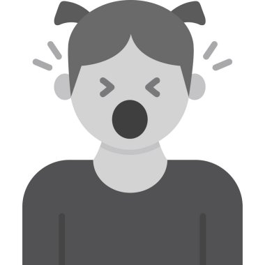 Konuşma balonu olan kadın