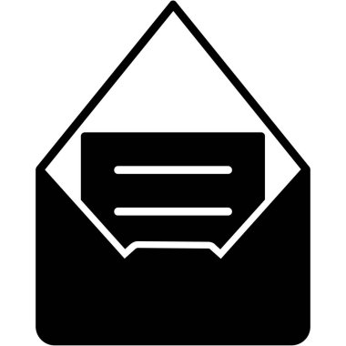 E- posta simgesi vektör illüstrasyonu