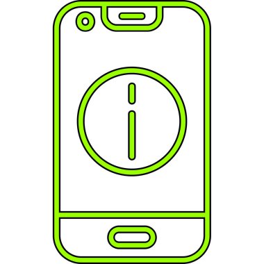 Akıllı telefon simgesi. vektör illüstrasyonu