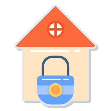 ev koruma evi vektör simgesi