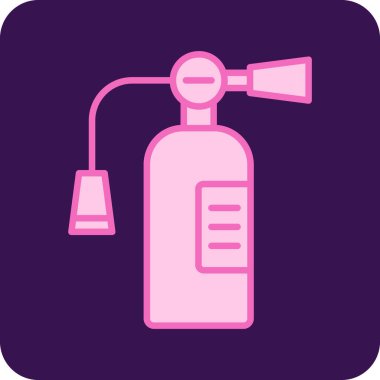 Sprey şişe web vektör simgesi