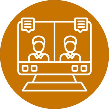 seo modern simgesinin vektör illüstrasyonu