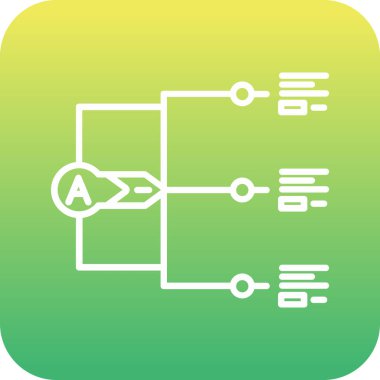 vektör devre simgesi