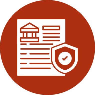 Belge. Web simgesi basit illüstrasyon