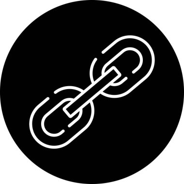 zincir bağlantısı simgesi ana hat biçiminde