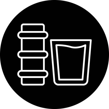 Bira cam kutsal kişilerin resmi, basit tarzı