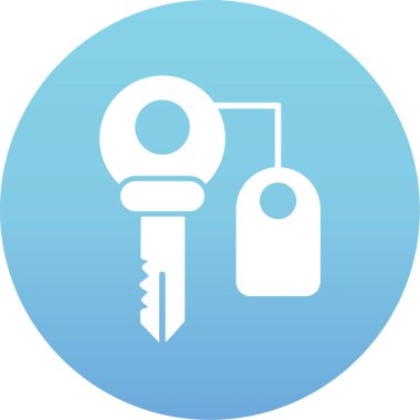 Anahtar simgesinin vektör illüstrasyonu