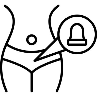 Bebek ikonu vektör illüstrasyon tasarımı olan kadın