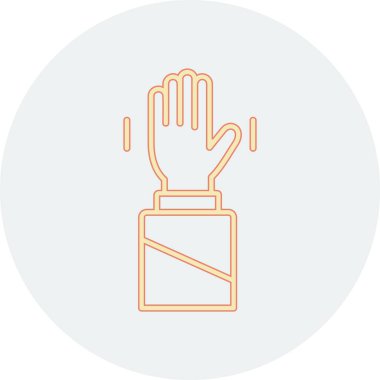 Modern bir simgenin vektör illüstrasyonu