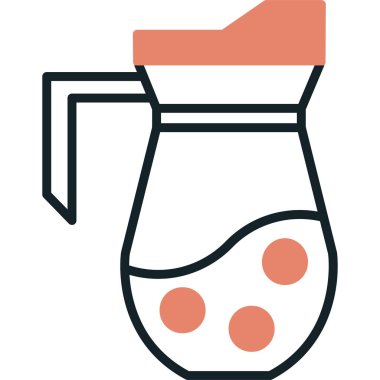 Kahve fincanı. Web simgesi basit illüstrasyon