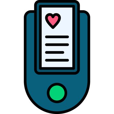 Kan bağışı ikonu. Ana hatlı kan bağışı vektör ikonu rengi düz izole