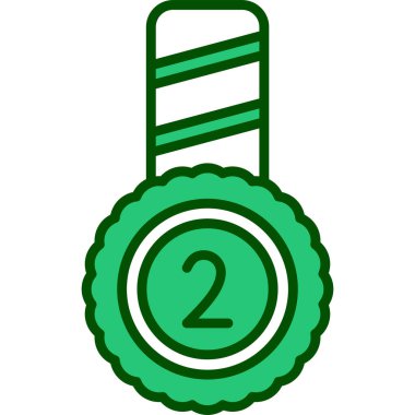 Madalya. Web simgesi basit illüstrasyon