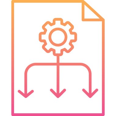 dişli simgesi vektör illüstrasyonu