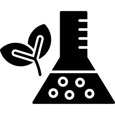 Modern bitki simgesinin vektör illüstrasyonu
