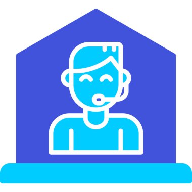 İnsan simgesinin vektör illüstrasyonu