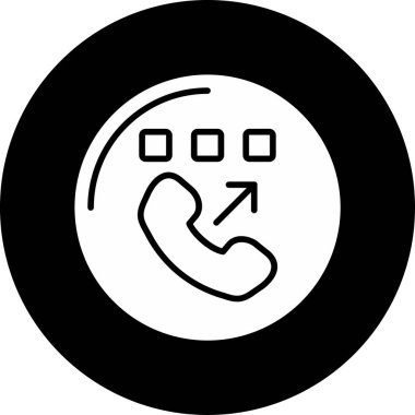 - Telefon. Web simgesi basit illüstrasyon