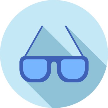 Gözlük. Web simgesi basit tasarım