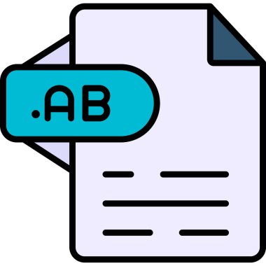 Bir b simgesinin vektör illüstrasyonu