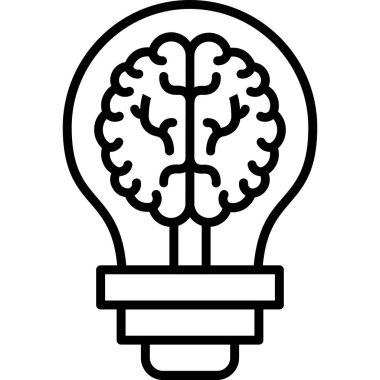 Ampul. Web simgesi basit illüstrasyon