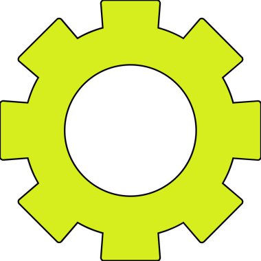 Çarklı. Web simgesi basit illüstrasyon