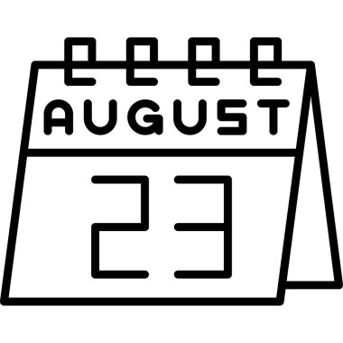 Takvim. Web simgesi basit tasarım