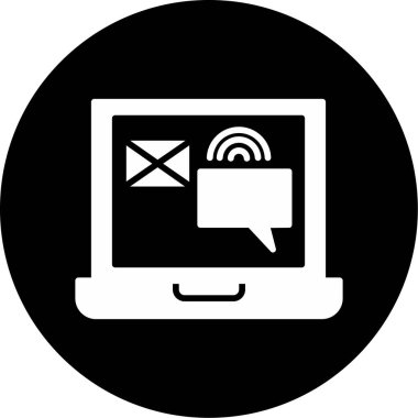 seo modern simgesinin vektör illüstrasyonu